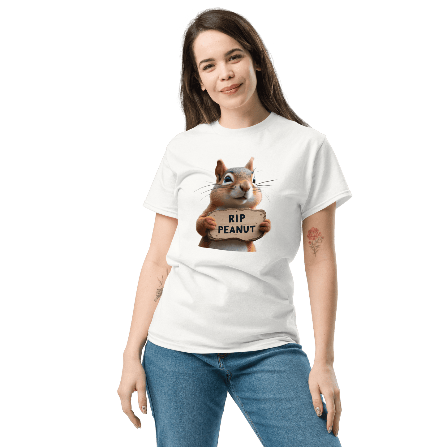 RIP Peanut Unisex Cotton T-Shirt