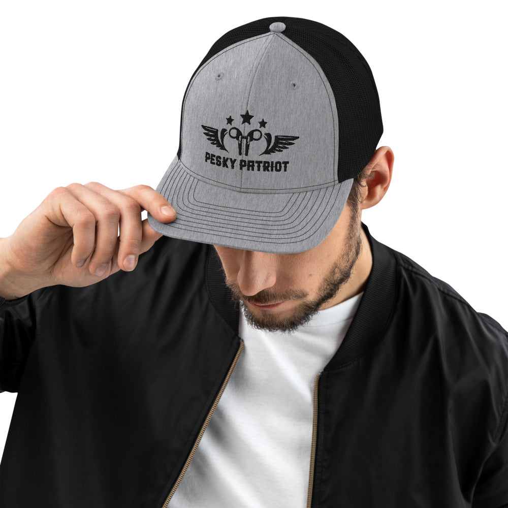 Pesky Patriot Branded Snapback Trucker - LiberTee Shirts