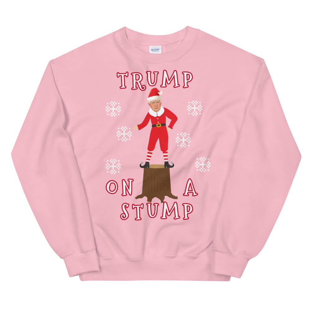 Trump On A Stump Christmas Sweater - LiberTee Shirts