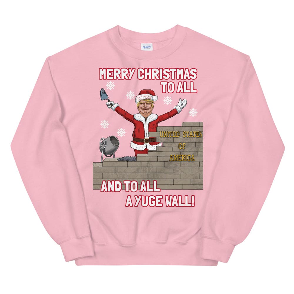 YUGE WALL CHRISTMAS 19 - LiberTee Shirts