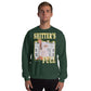 Trump "Shitter's Full" Ugly Christmas Sweater - Green - LiberTee Shirts