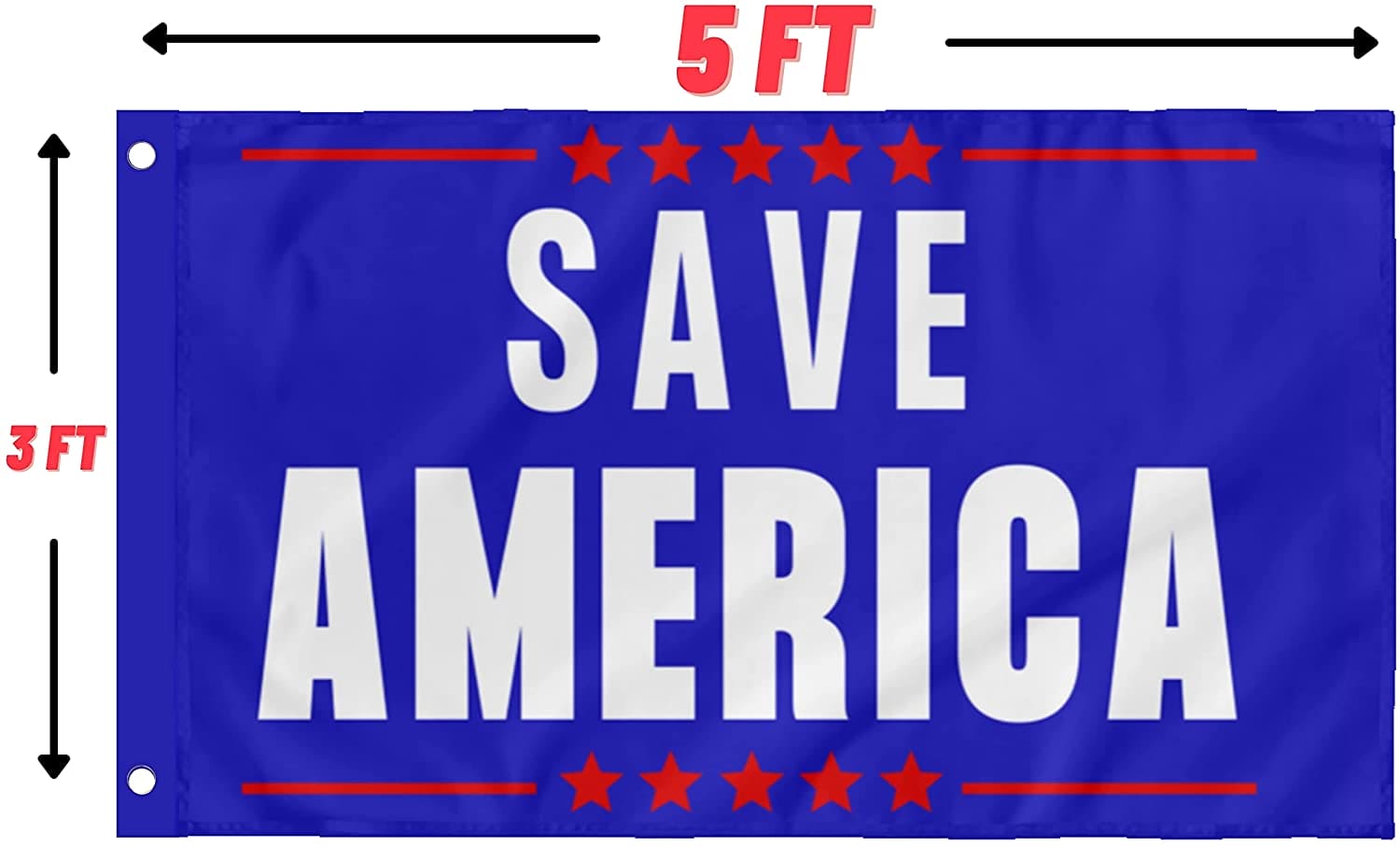 Save America 3x5 Flag - LiberTee Shirts