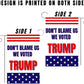 Don’t Blame Us We Voted Trump 12"x18" Garden Flag - LiberTee Shirts
