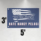 Anti Nancy Pelosi Wall Flag | Funny Crazy Nancy 3x5 ft Single-Sided Banner with Grommets | Great Gift Idea for Trump Supporters and Republicans - LiberTee Shirts