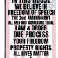 In this house we believe in the 2nd amendment Garden Flag, 12"X18" Conservative Patriotic Free Speech Yard Sign - LiberTee Shirts