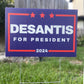 Desantis '24 Yard Sign | Ron Desantis for President 2024 Corrugated Lawn Sign with Metal Stake - LiberTee Shirts
