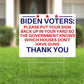 Anti Biden Pro 2nd Amendment 18"x12" Double-Sided Yard Sign - 2 PIECES - LiberTee Shirts