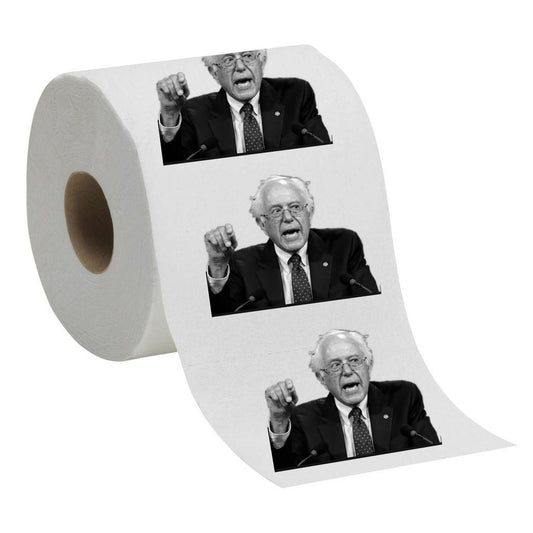 Bernie Sanders Toilet Paper, 2 Rolls funny Bernie TP Gift - LiberTee Shirts