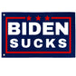 Joe Biden Sucks Wall Flag | Funny Anti Biden 3x5 ft Single-Sided Banner with Grommets | Great Gift Idea for Trump Supporter Republicans - LiberTee Shirts