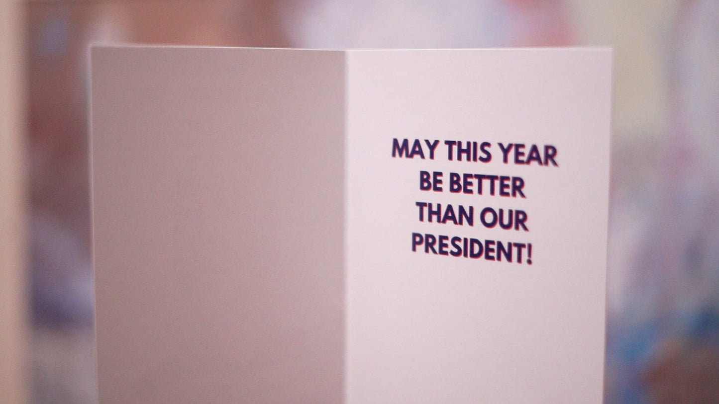 Funny Joe Biden Uh Uh Birthday Card - LiberTee Shirts