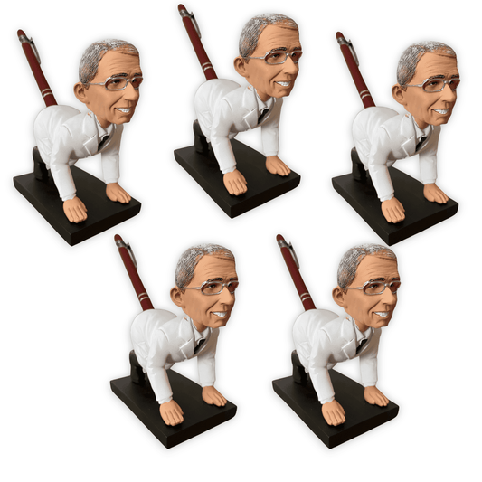 Dr. Fauci Funny Novelty Pencil Holder Bobble - 5 Pieces - LiberTee Shirts