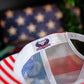 Trump DeSantis 2024 American Flag Back Mesh Trucker Hat - 2 Hats - LiberTee Shirts