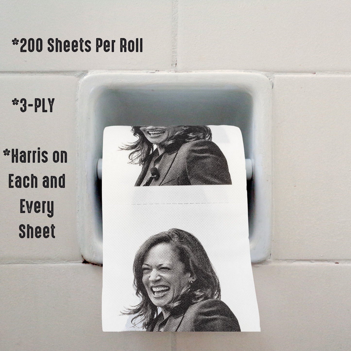 Kamala Harris Toilet Paper Rolls | 5-Pack - LiberTee Shirts