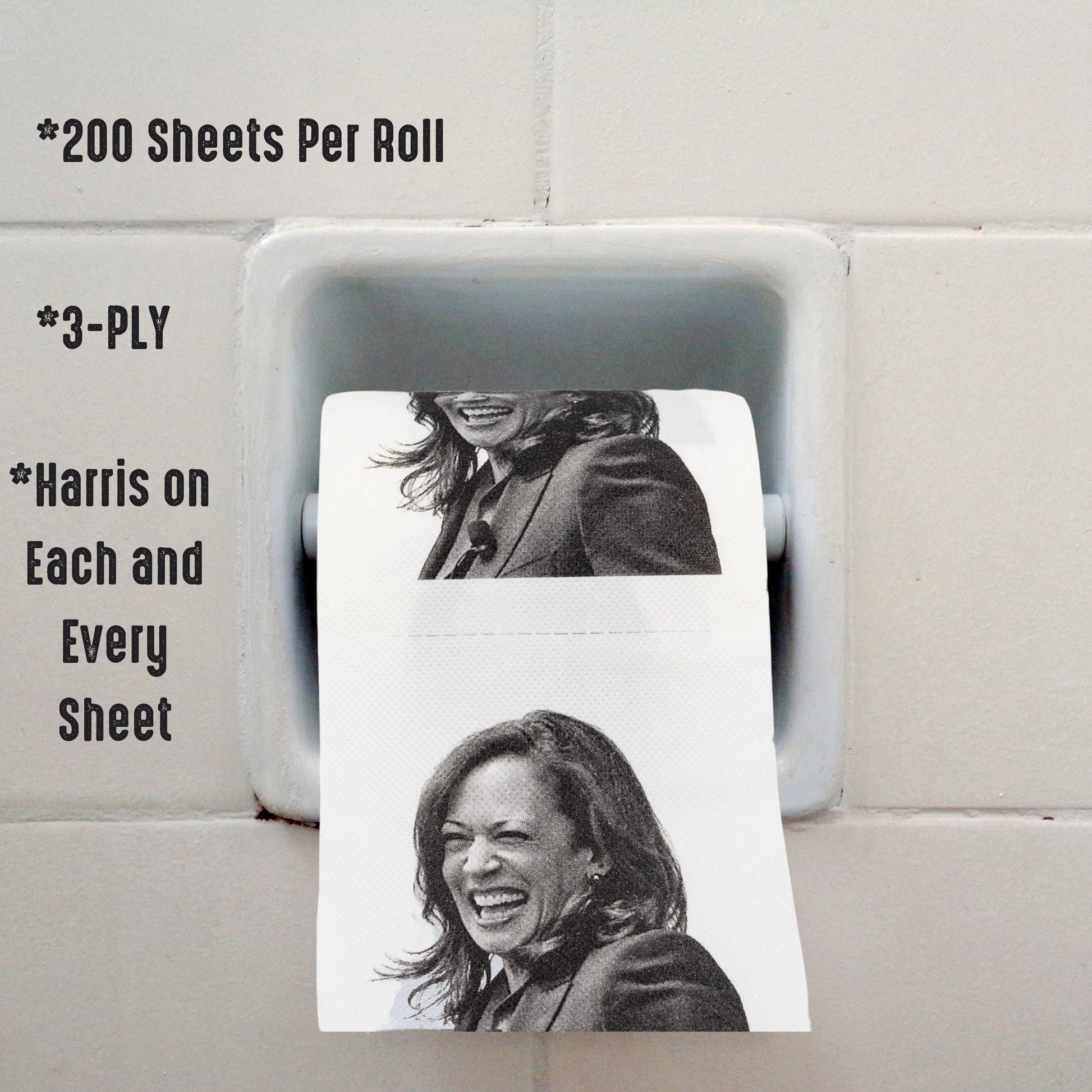Kamala Harris Toilet Paper Rolls | 5-Pack - LiberTee Shirts