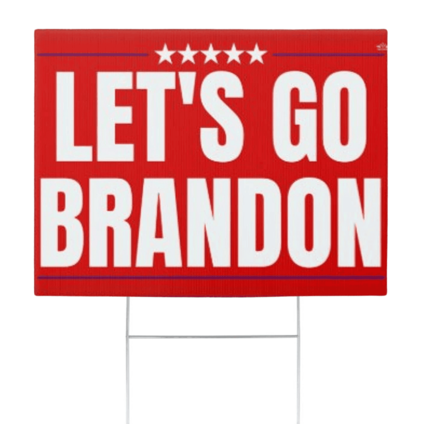 Let's Go Brandon 18"x12" Yard Sign - LiberTee Shirts