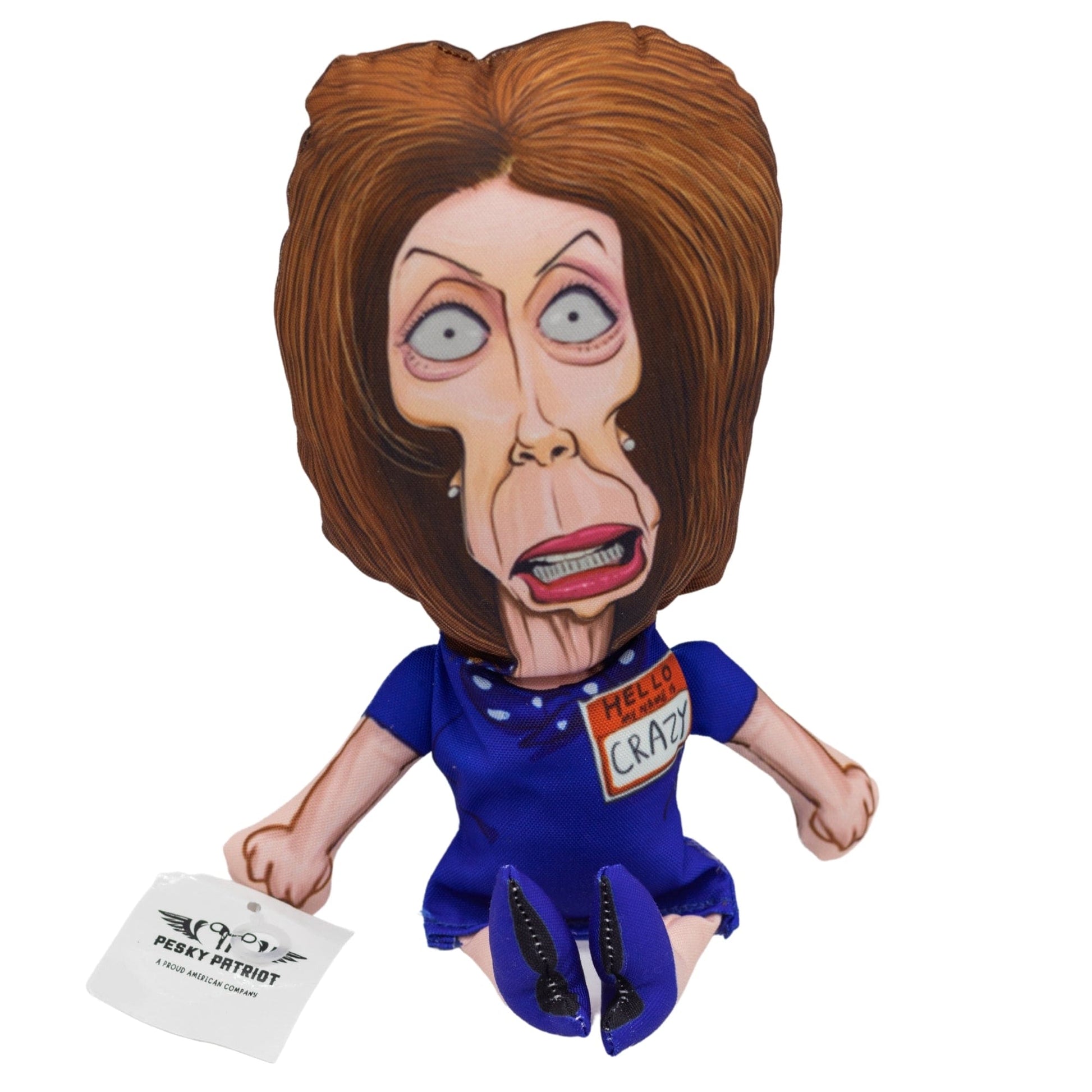 Crazy Nancy Pelosi Dog Chew Toy - LiberTee Shirts