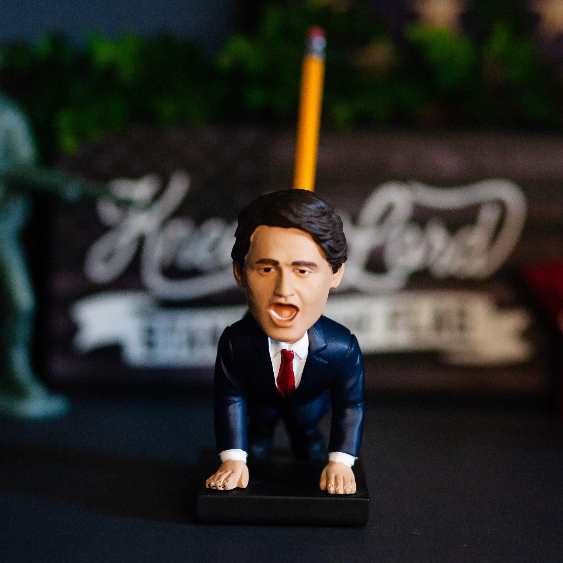 Canada PM Justin Trudeau Pencil Holder Bobble - LiberTee Shirts