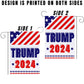 LiberTee Trump for President 2024 Outdoor Garden Flag | Trump 24 Save America 12x18 Flag Banner for Lawn or Garden | Patriotic Flag for MAGA Supporters - LiberTee Shirts