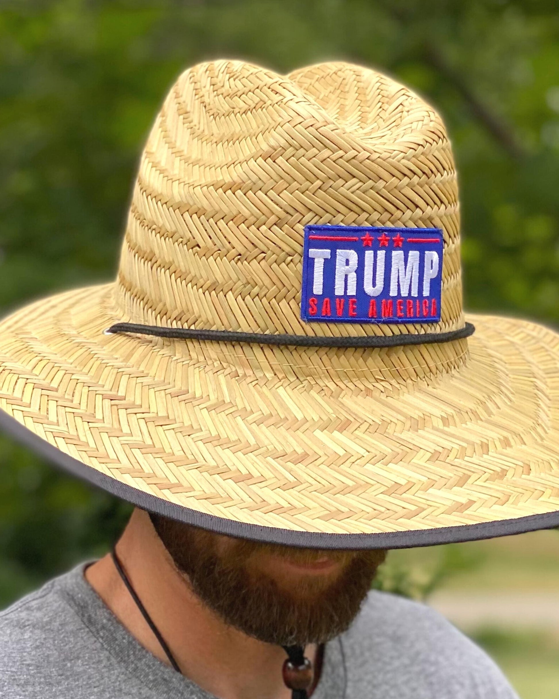 Trump 2024 Save America Straw Sun Hat - 2 Hats - LiberTee Shirts