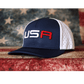 Team USA Athletic Trucker Style Adjustable Hat - LiberTee Shirts