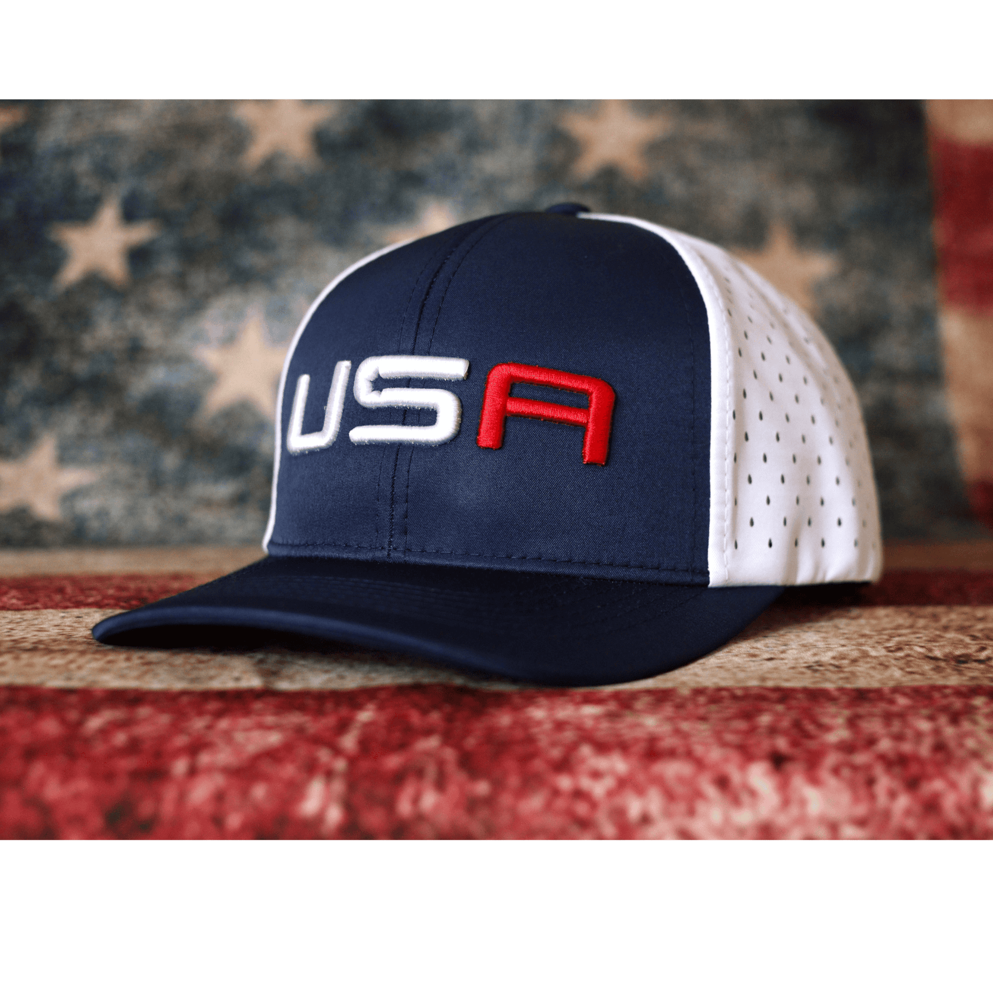 Team USA Athletic Trucker Style Adjustable Hat - LiberTee Shirts
