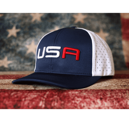 Team USA Athletic Trucker Style Adjustable Hat - LiberTee Shirts