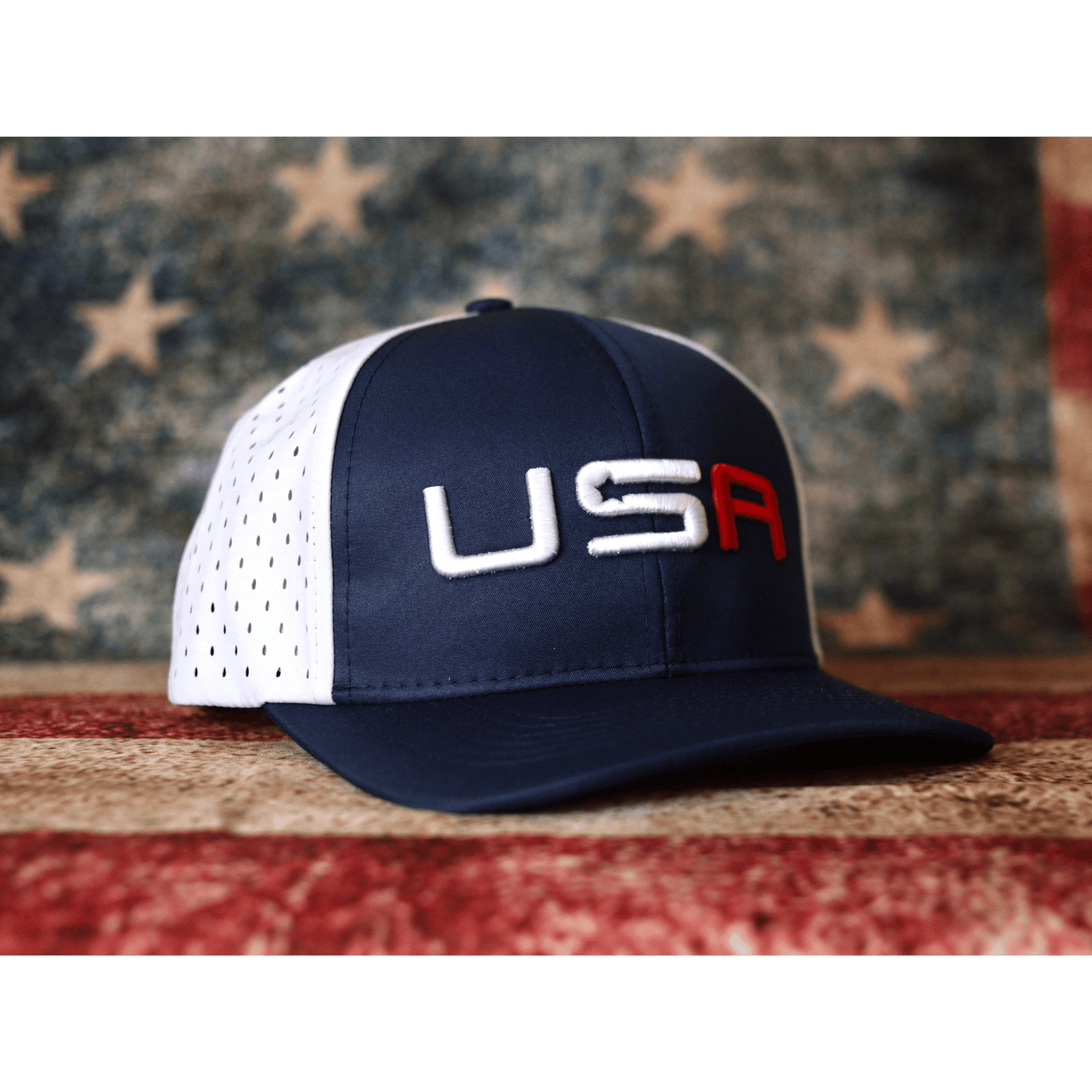 Team USA Athletic Trucker Style Adjustable Hat - LiberTee Shirts