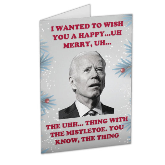 Let's Go Brandon Anti-Biden Christmas Card - LiberTee Shirts