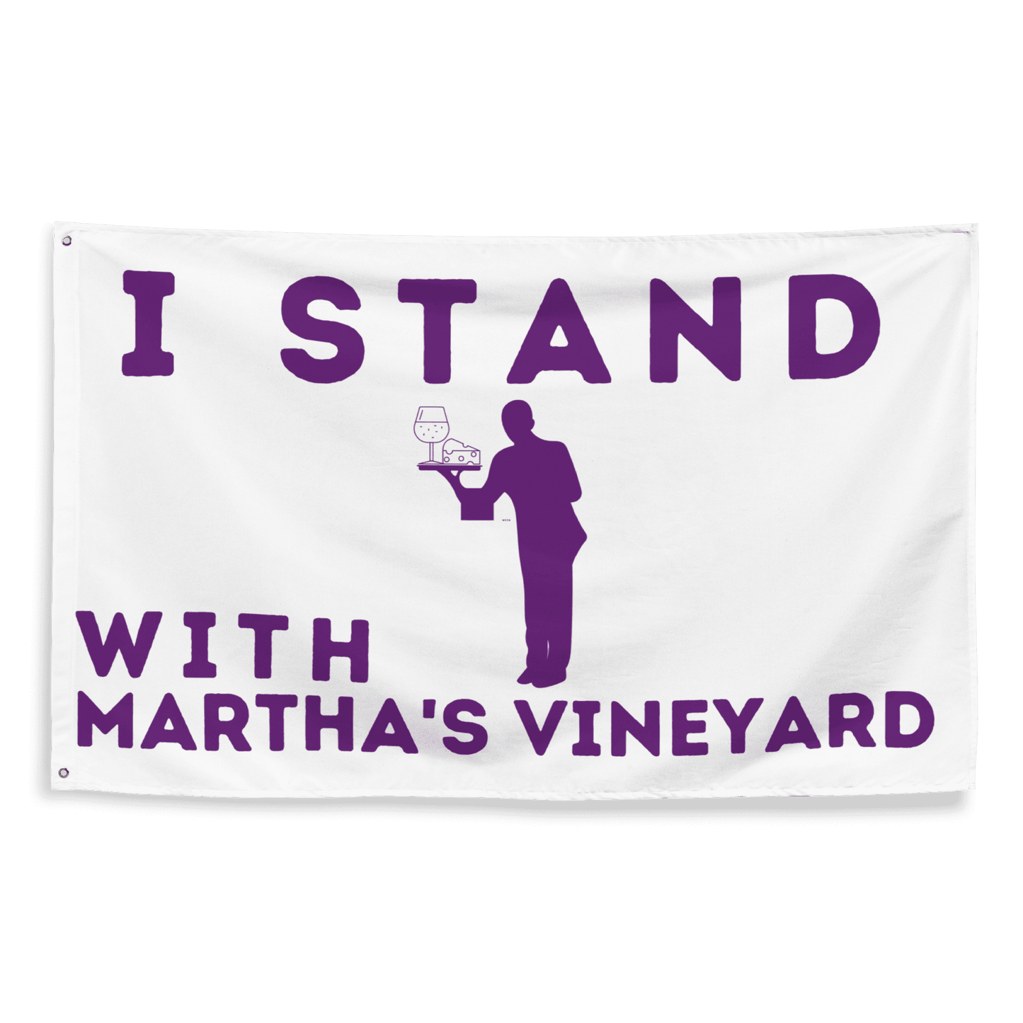 I Stand With Martha's Vineyard Flag - 2 Pieces