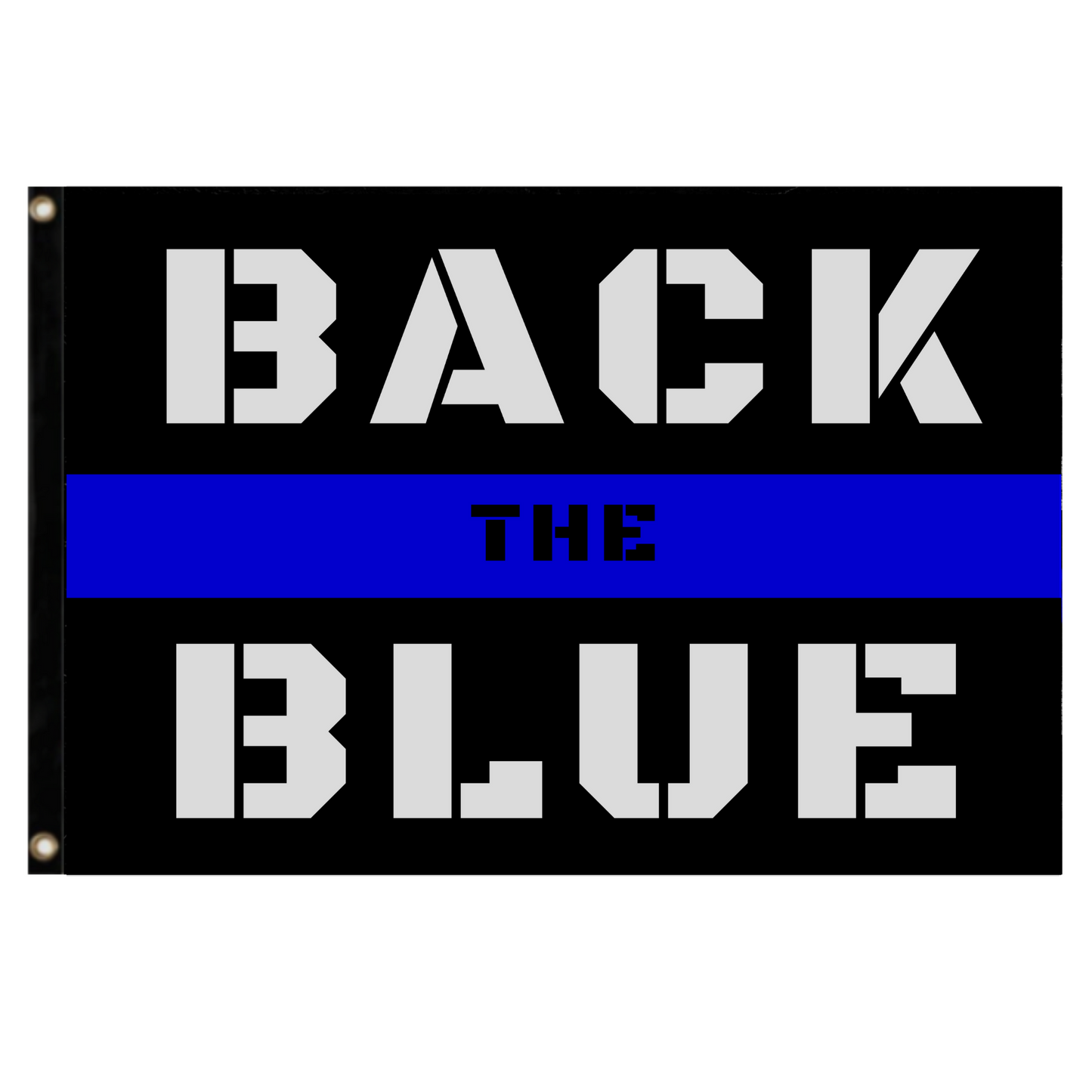 Back the Blue Police Flag - LiberTee Shirts