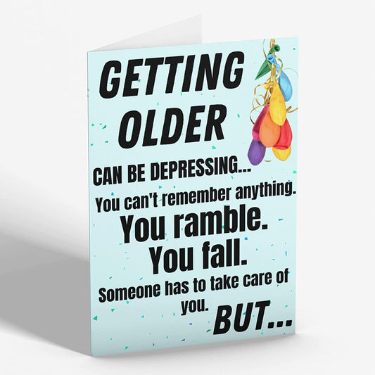 Funny Joe Biden Birthday Card for Getting Older - LiberTee Shirts