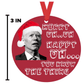 Funny Joe Biden Mumbling Christmas Ornament | Anti-Biden Hanging Ornament with Funny Quote - LiberTee Shirts
