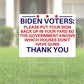 Anti Biden Pro 2nd Amendment 18"x12" Double-Sided Yard Sign - 2 PIECES - LiberTee Shirts