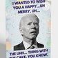 Funny Joe Biden Uh Uh Birthday Card - LiberTee Shirts