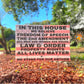 In This House We Believe in Freedom and Liberty Conservative 2nd Amendment Pro-America Yard Sign - LiberTee Shirts