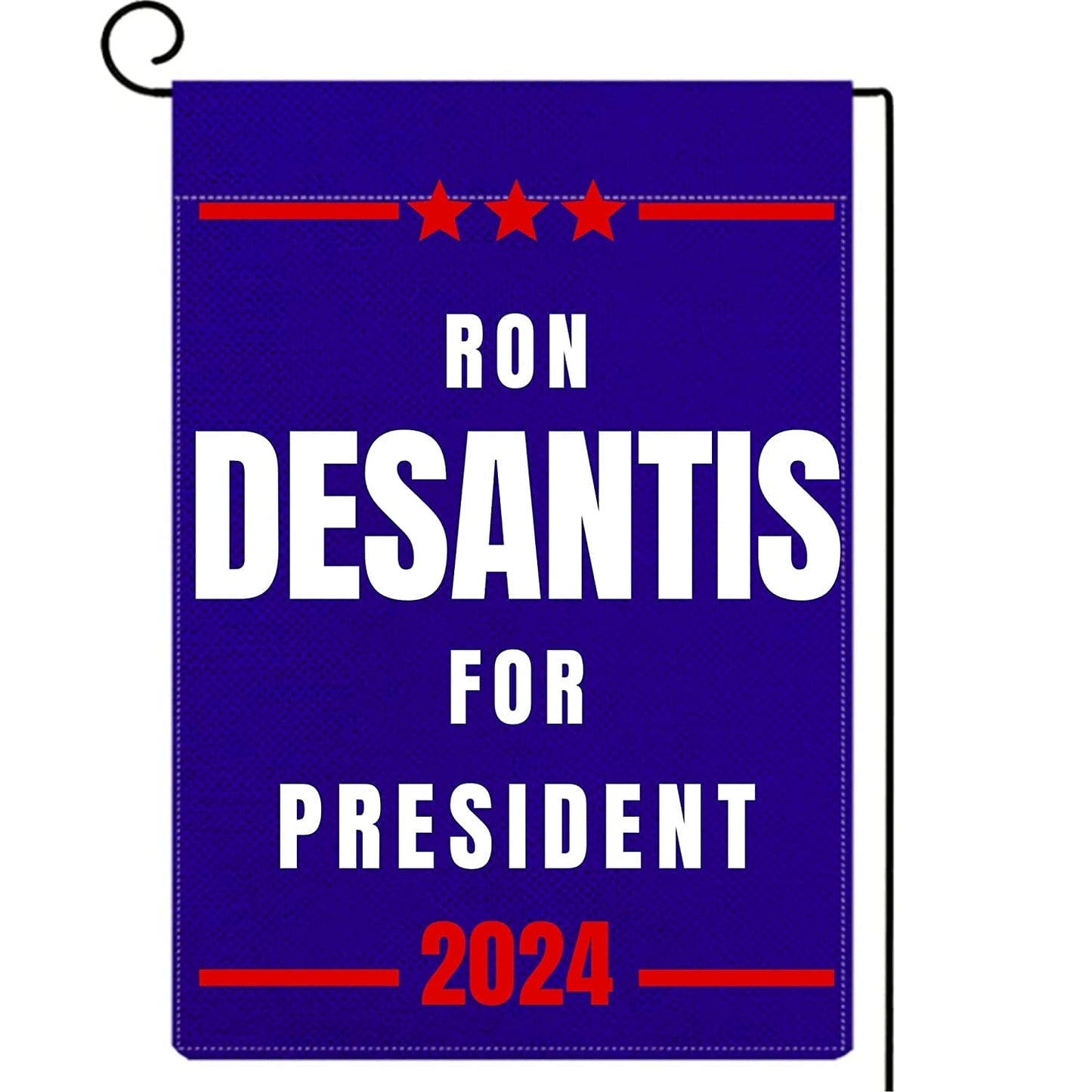 Pesky Patriot Ron DeSantis Outdoor Garden Flag | Pro DeSantis12x18 Double-Sided Flag Banner for Lawn and Garden | DeSantis 2024 Republican Garden Flag - LiberTee Shirts