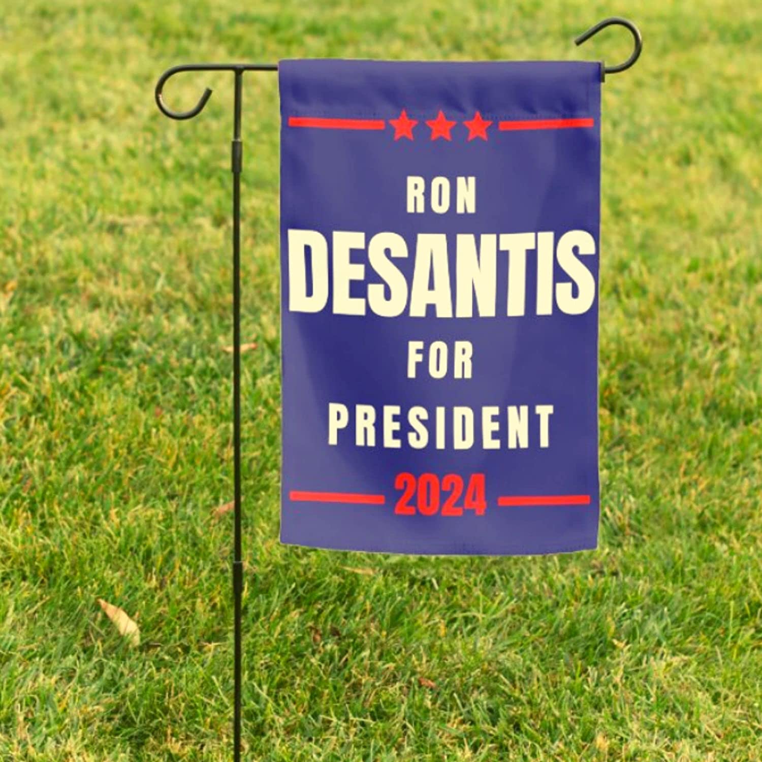 Pesky Patriot Ron DeSantis Outdoor Garden Flag | Pro DeSantis12x18 Double-Sided Flag Banner for Lawn and Garden | DeSantis 2024 Republican Garden Flag - LiberTee Shirts