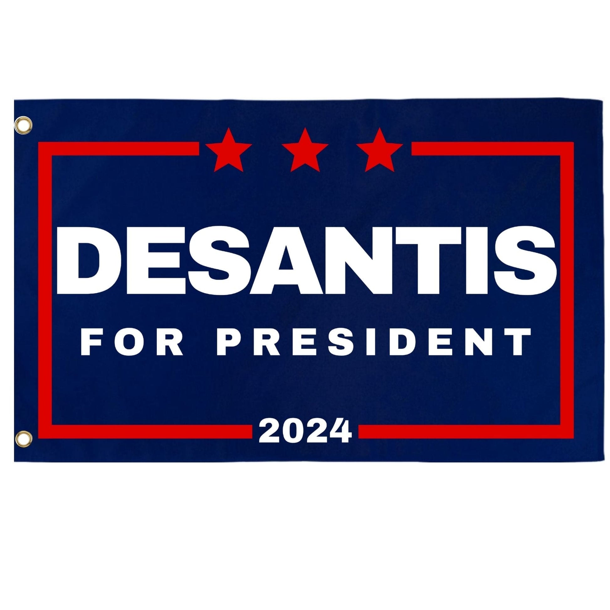 DeSantis '24 Flag | 3'X5' Ron DeSantis for President 2024 Flag with Grommets - LiberTee Shirts
