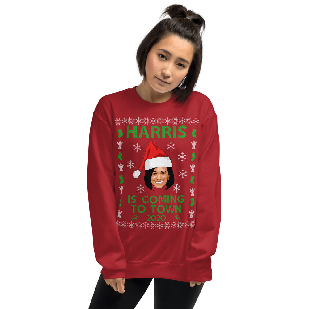 Kamala Harris Christmas Sweater, Harris 2020 Ugly Xmas Sweater for Men and Women - LiberTee Shirts