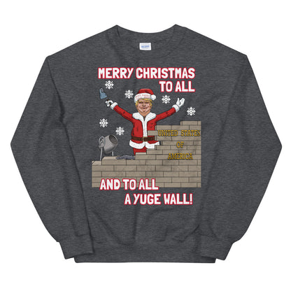 YUGE WALL CHRISTMAS 19 - LiberTee Shirts