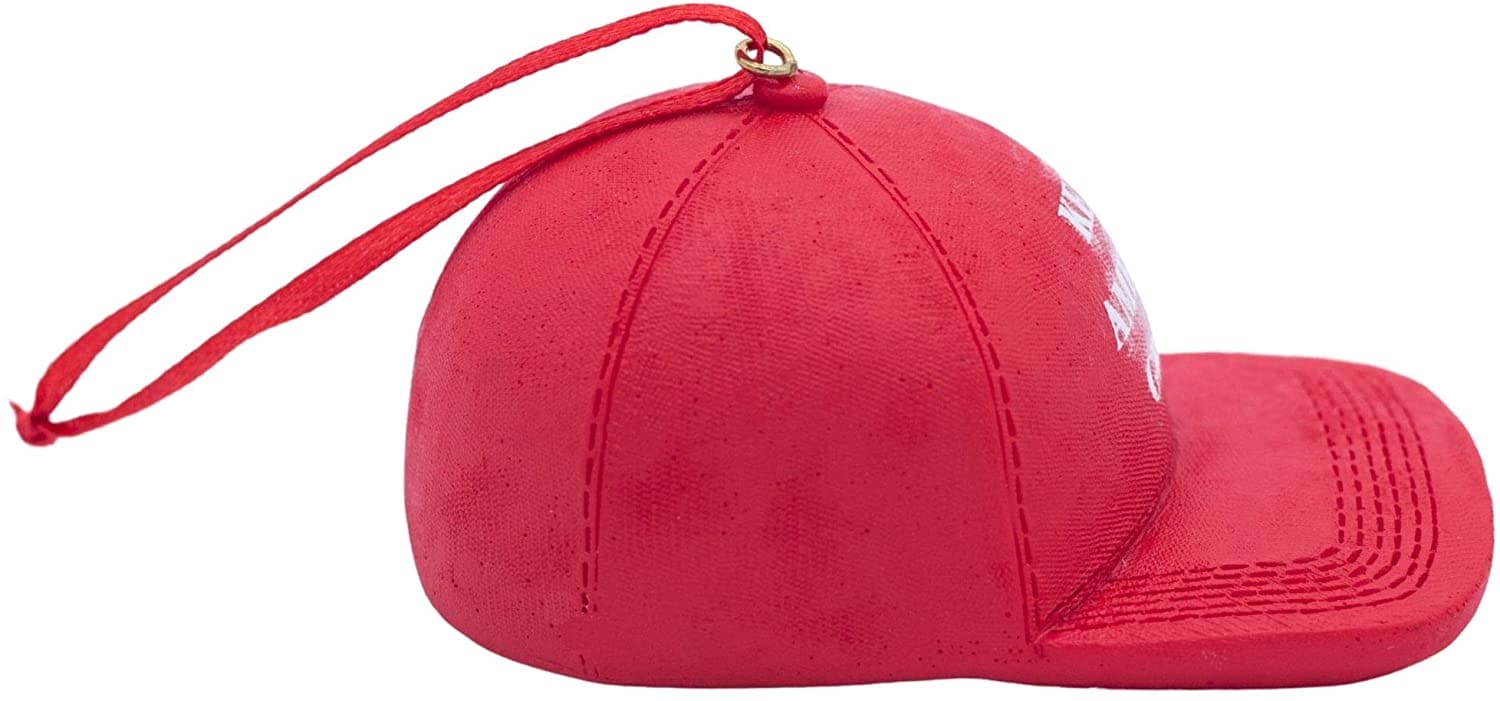 Donald Trump Save America Ceramic Red Hat Figurine Christmas Ornament… - LiberTee Shirts