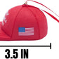 Donald Trump Save America Ceramic Red Hat Figurine Christmas Ornament… - LiberTee Shirts