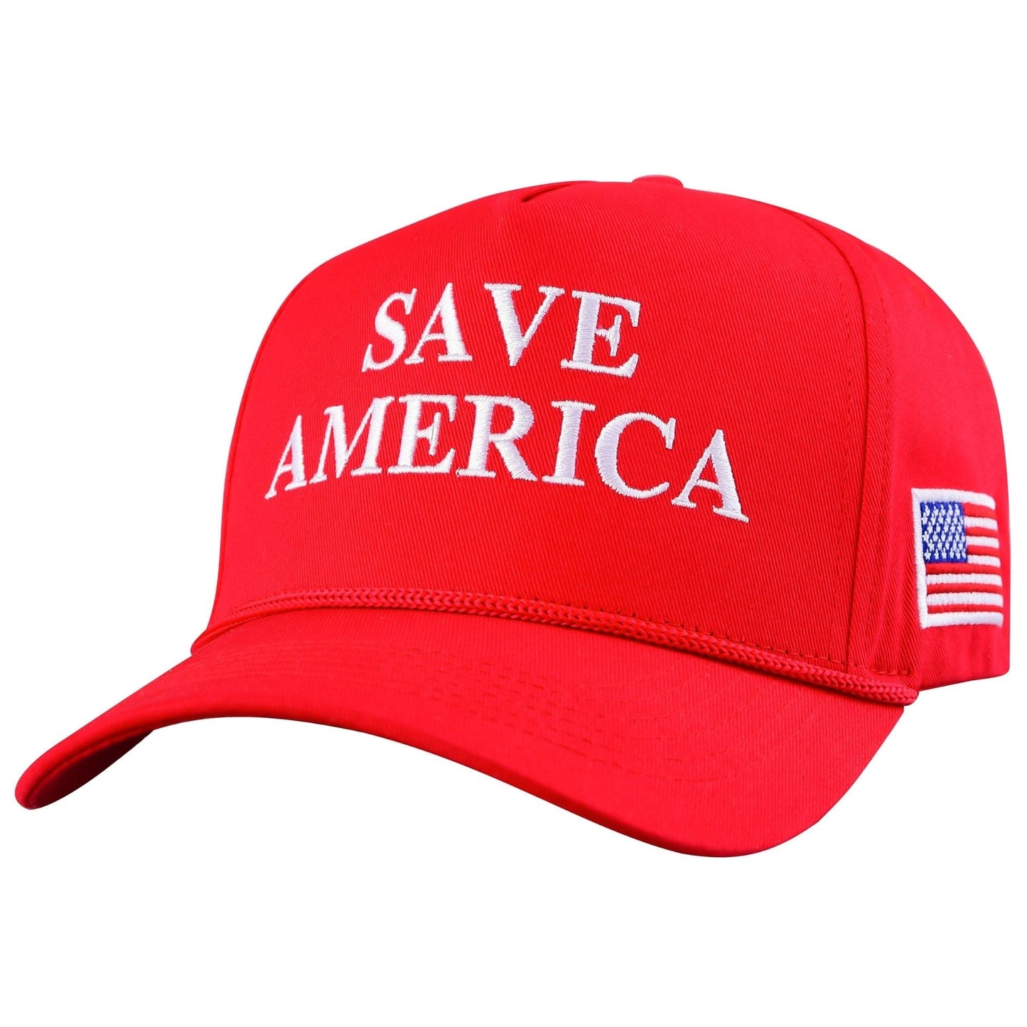 Donald Trump Red Save America Hat | Trump 2024 MAGA Style USA Trucker Hat for Republicans and President Supporters | Great for Trump Rally - LiberTee Shirts