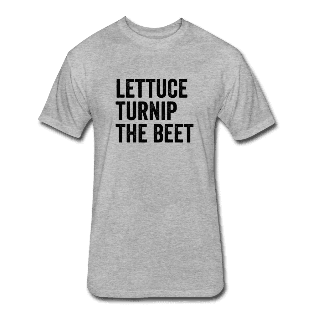 Lettuce Turnip The Beet Spod shirt - heather gray