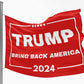 Trump 2024 Flag Bring Back America Red 3x5ft Flag for Donald Trump '24 Save America Supporters - LiberTee Shirts