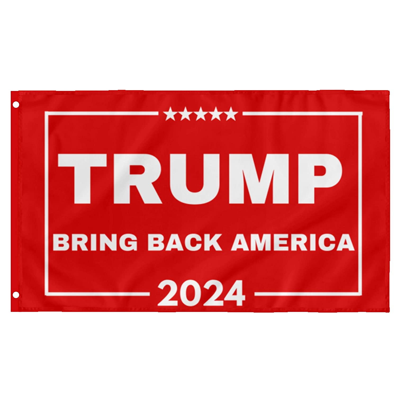 Trump 2024 Flag Bring Back America Red 3x5ft Flag for Donald Trump '24 Save America Supporters - LiberTee Shirts